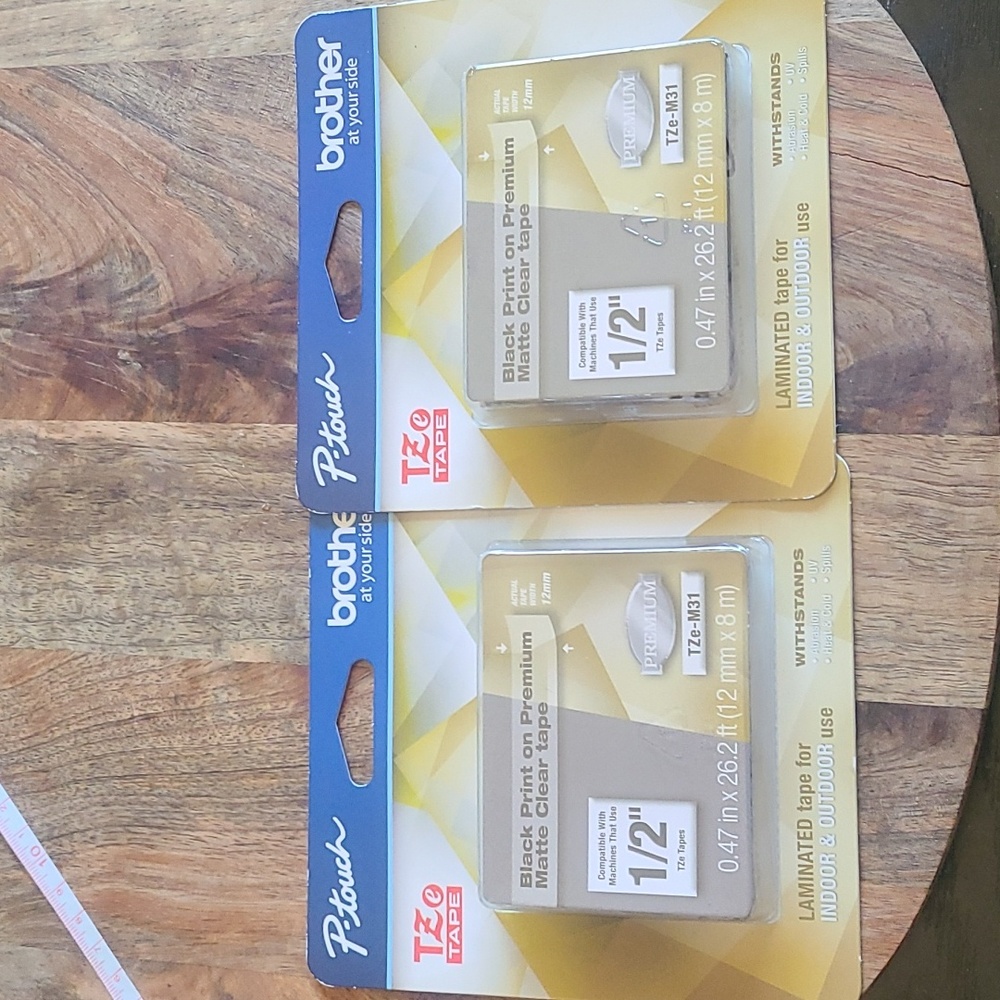 Brother p touch 1/2" TZe Tape